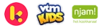 Logo zenders Njam, Ketnet en VTM Kids