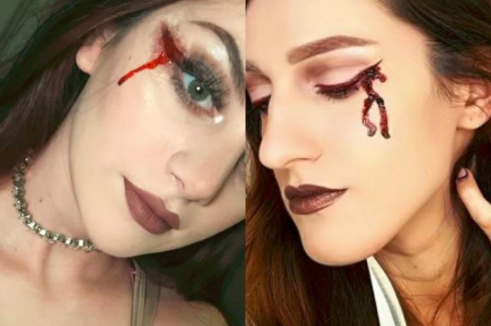 Nieuwe eyelinertrend is net op tijd voor Halloween