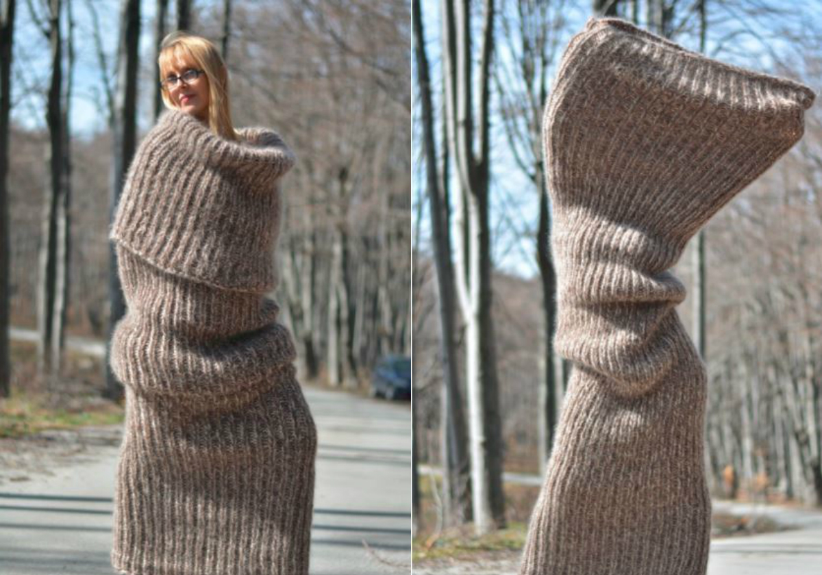 Bizarre trui die lijkt op een sok kost meer dan 200 euro