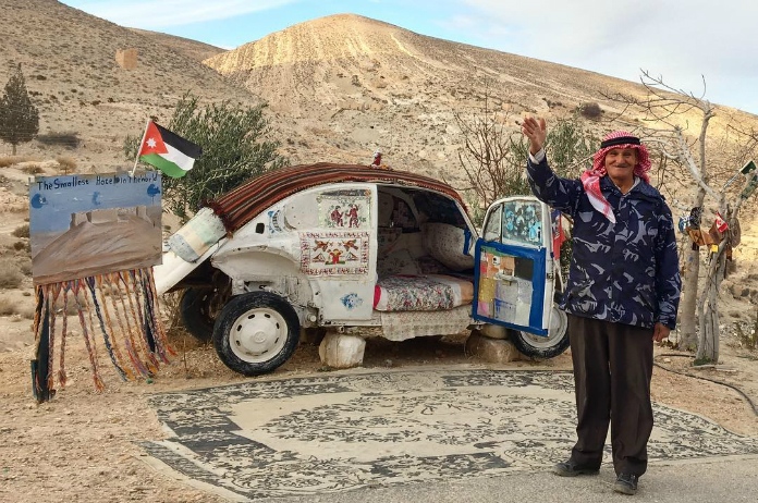 Het kleinste hotel ter wereld is een Volkswagen Kever