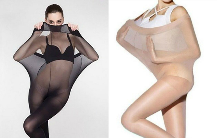 Deze reclame voor plussize-nylons oogst veel kritiek