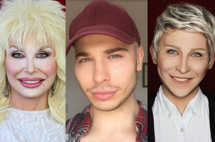 IN BEELD. Deze drag queen kan zich in elke celebrity omtoveren