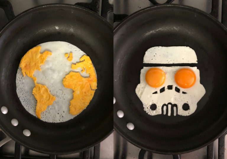 IN BEELD. Kok tovert eieren om tot smakelijke kunstwerken