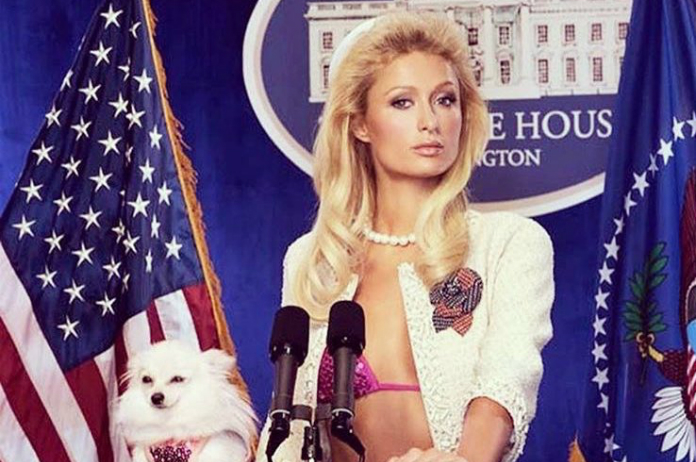 Paris Hilton doet gooi naar nieuwe job: president van de VS