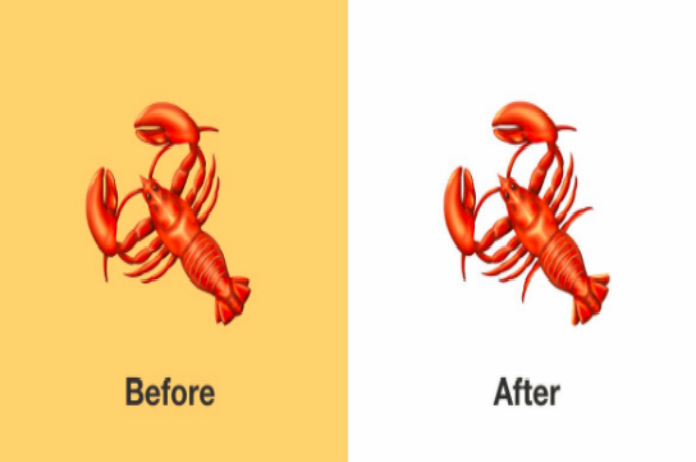 Kreeften-emoji krijgt extra pootjes na klachten