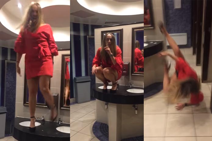 Heren, het mysterie is ontrafeld: DIT gebeurt er op het damestoilet (failvideo)