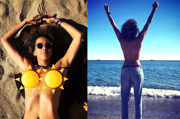 Tatyana Beloy genoot weer topless van de zon (foto’s)