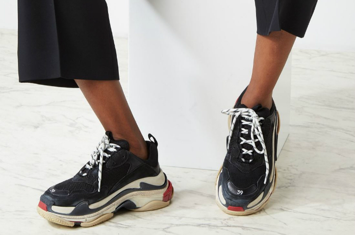 Plompe peperdure sneaker van Balenciaga is al uitverkocht