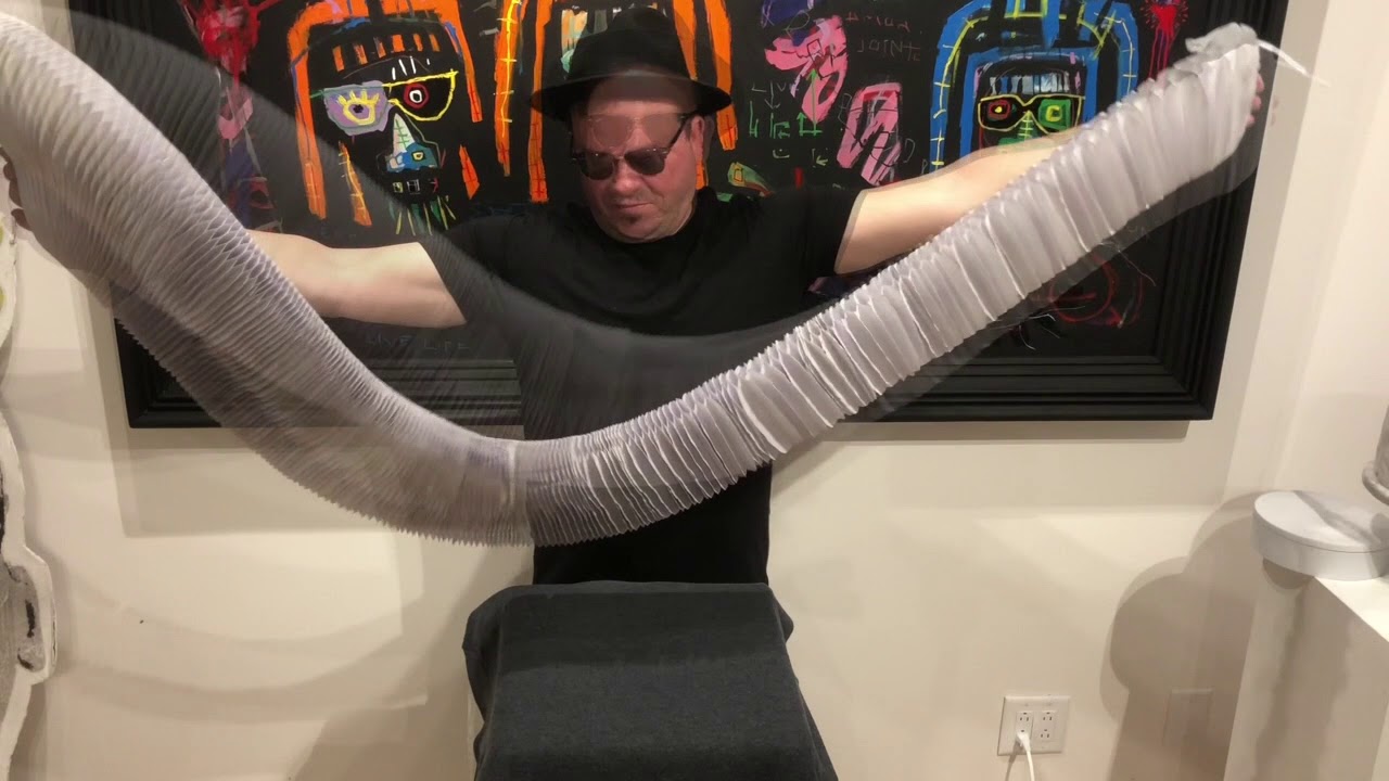 VIDEO. Artiest Felix Semper maakt kunstwerken uit papier