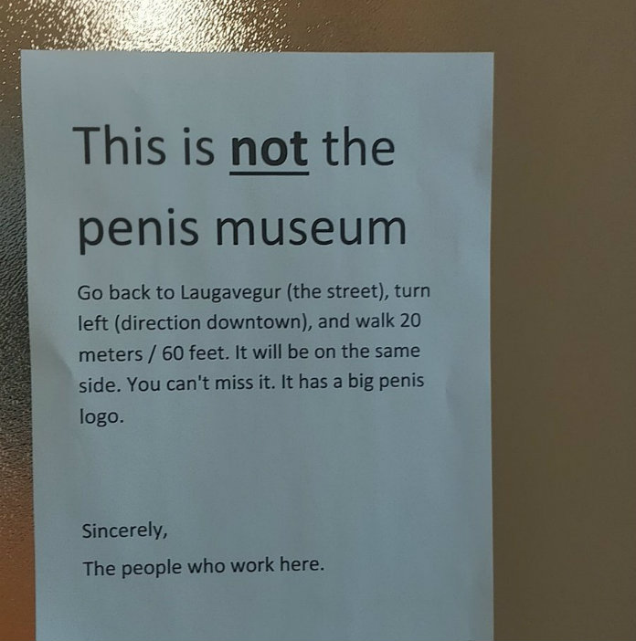 IJslands museum krijgt veel verwarde penisfans op bezoek