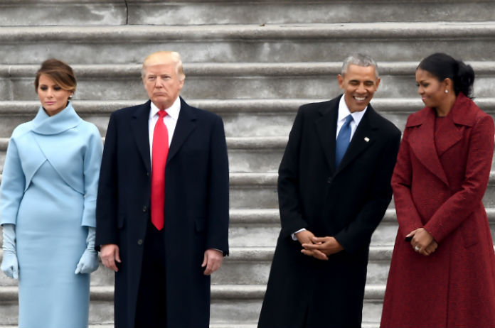 “Melania Trump lijkt gelukkiger met Obama”