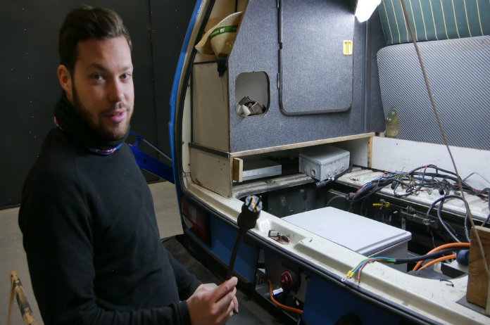 Fransman wil de wereld rondreizen met elektrisch Volkswagenbusje