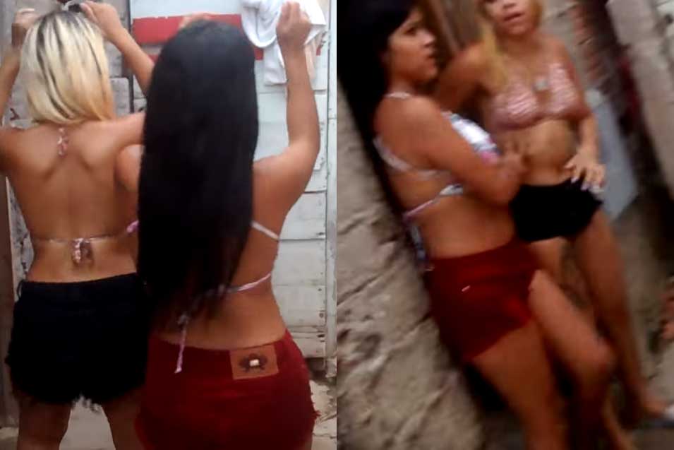 Dames staan gezellig wat te dansen, maar dan… (video)