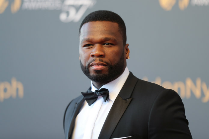 Rapper 50 cent geeft een optreden in België