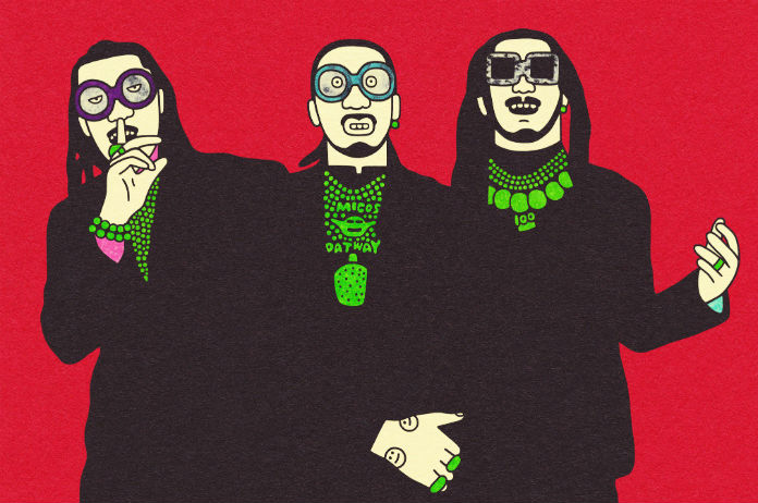 IN BEELD. Deze kunstwerkjes zijn gemaakt op post-its