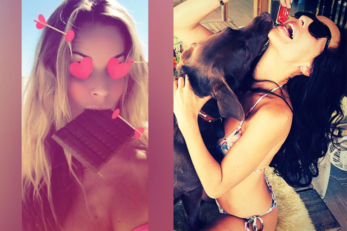 Ann Van Elsen en Joke van de Velde maken in bikini reclame voor chocolademerk (foto’s)