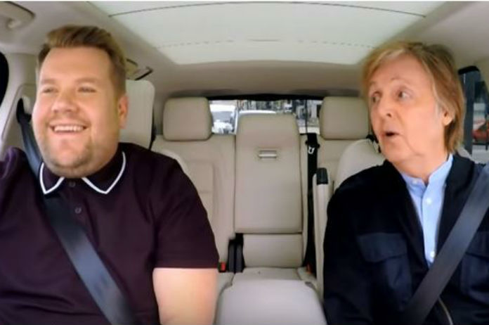 Paul McCartney brengt James Corden aan het huilen in ‘Carpool Karaoke’