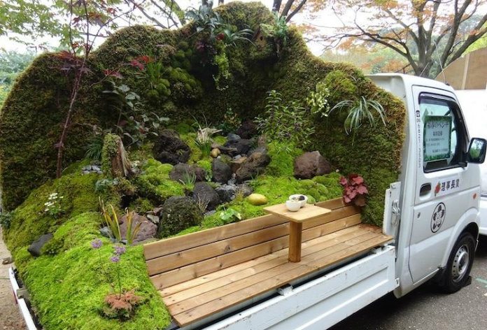 Wedstrijd om ter mooiste tuin in je bestelwagen