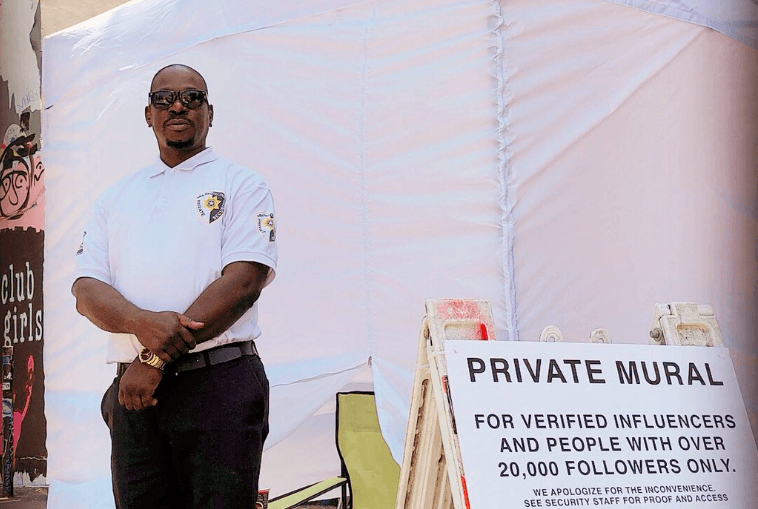 Nieuwe muurtekening in LA mag enkel bekeken worden door influencers