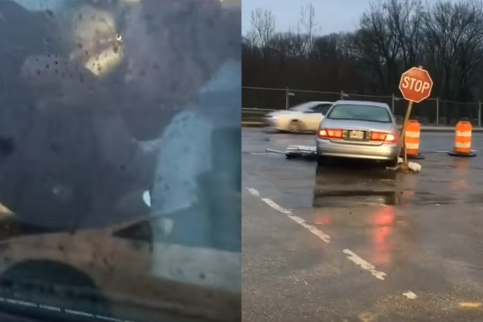 Man maakt slapende automobilist wakker. Maar dat had hij beter niét gedaan! (video)