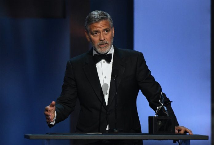 George Clooney gewond na moto-ongeval