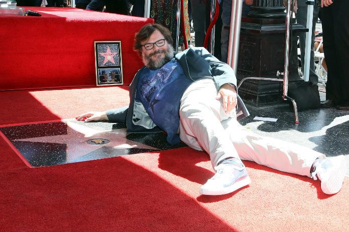 Jack Black geëerd op Hollywood Walk of Fame