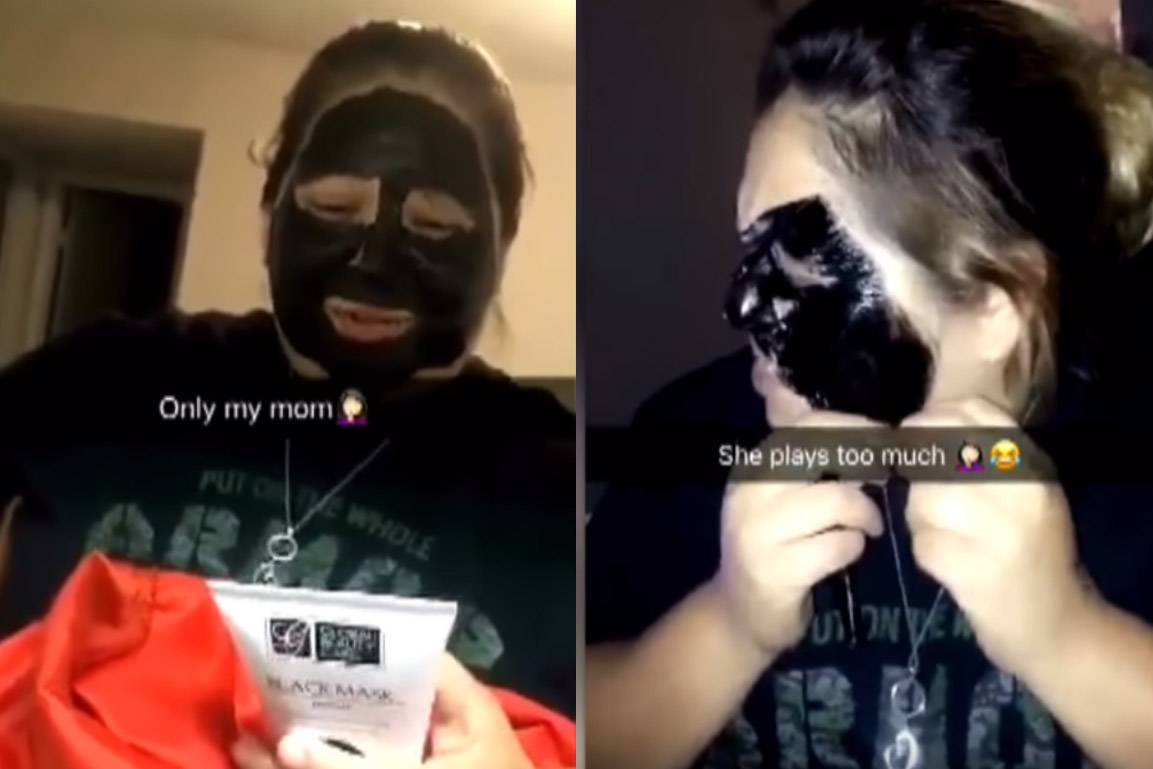 WTF: Moeder brengt gezichtsmaskertje verkeerd aan. Nu heeft ze geen wenkbrauwen meer! (video)