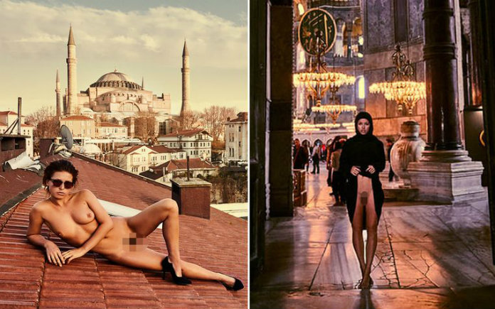 Arrestatiebevel tegen Vlaams naaktmodel voor naaktfoto in moskee