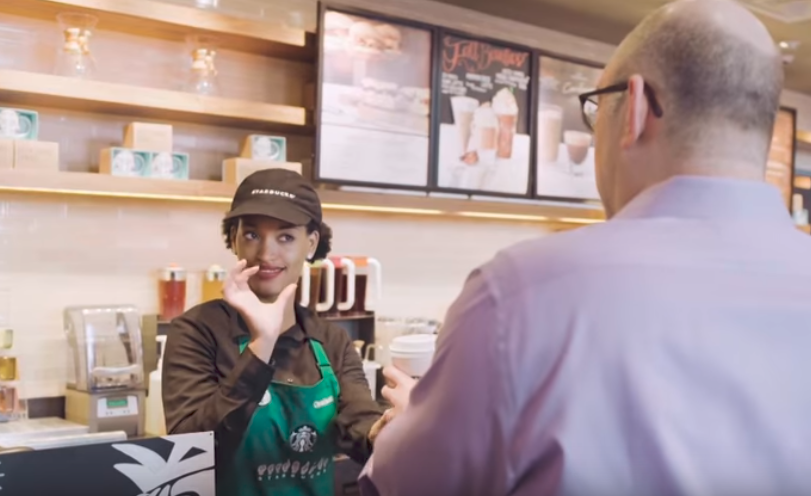 Starbucks opent vestiging voor doven