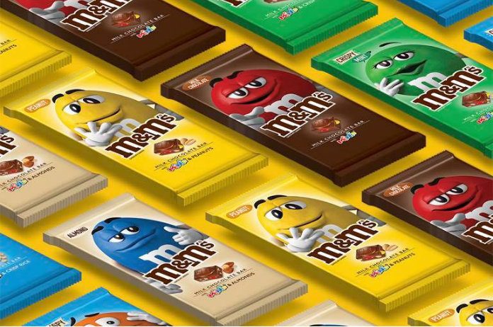 M&M’s lanceert vijf chocoladerepen