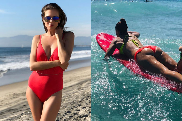 Natalia toont ‘big bad booty’, Pommeline deelt sensuele foto, zwangere Josje straalt in fotoshoot en Astrid schittert in badpak (foto’s/video)