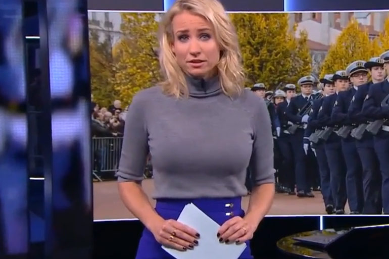 Ophef in Nederland na opmerking over ’te rondborstig’ nieuwsanker