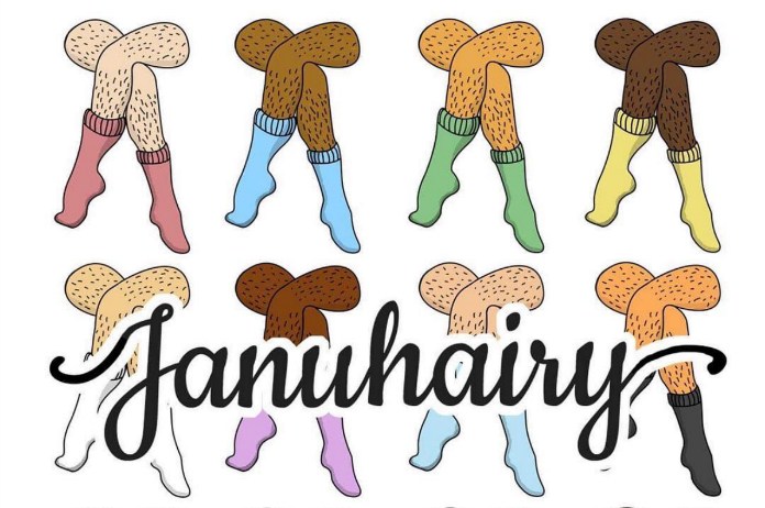 Laat je beenhaar de vrije loop tijdens ‘Januhairy’