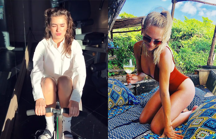 Ella Leyers: “Olga lijkt weer op een sexy slang”, Eline geniet van de zon en Erika toont hoe lenig ze is (video’s/foto’s)