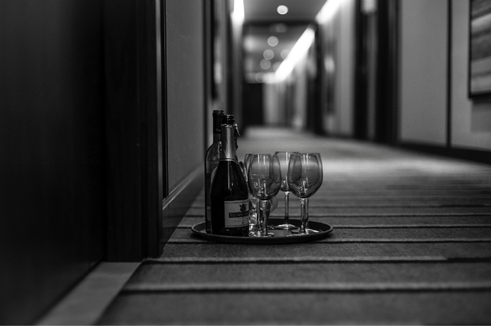 Deliveroom brengt je eten tot in je hotelkamer