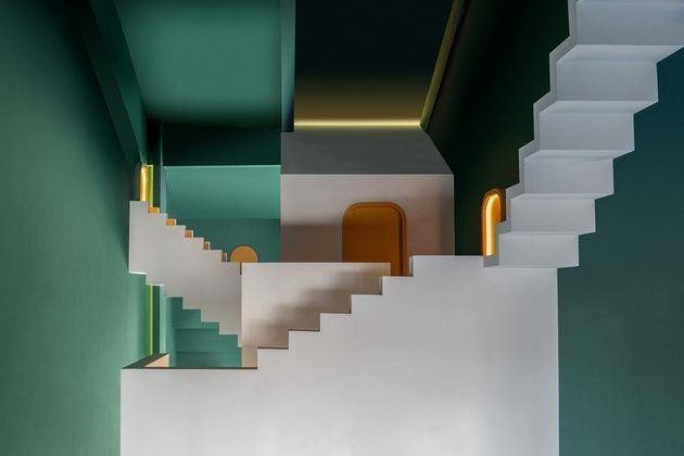 Chinees hotel speelt met optische illusies