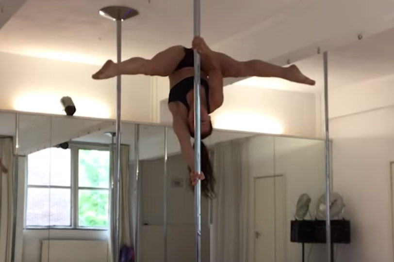 Paaldansen kan verdomd pijnlijk zijn, zo blijkt (video’s)