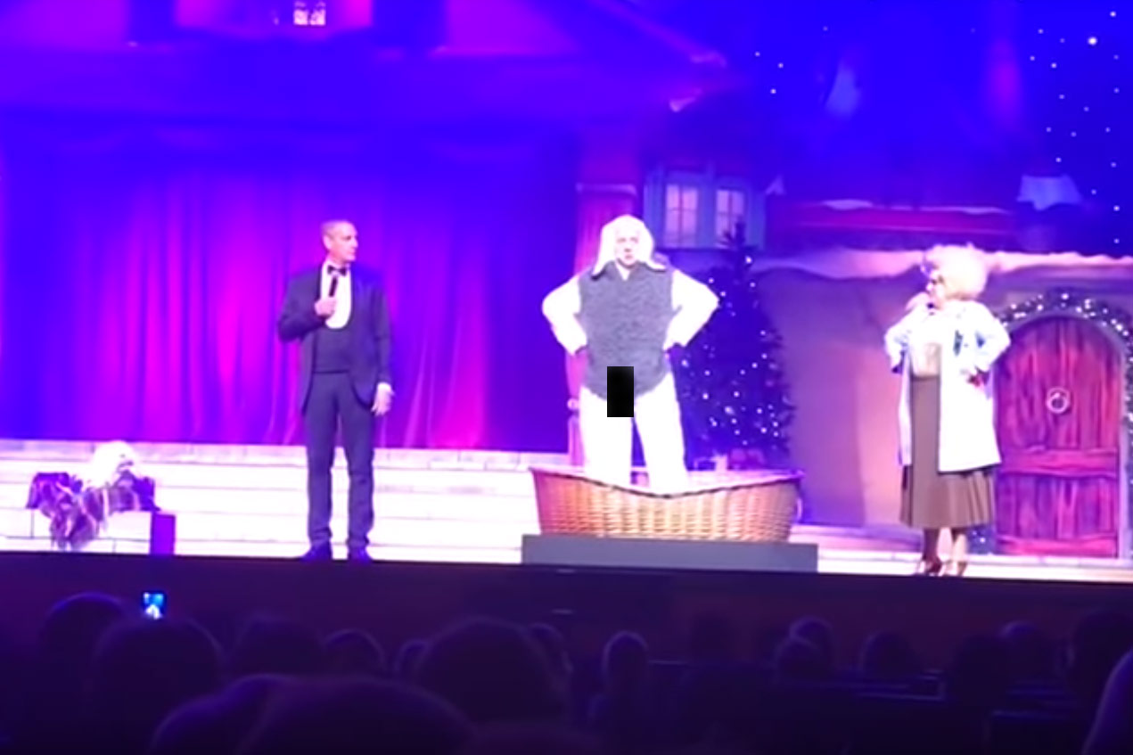 Gert Verhulst kreeg het even moeilijk tijdens kerstshow Samson en Gert wegens dit gewaagde grapje  (video)