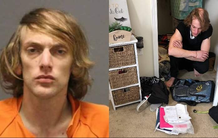 Pure horror. Vrouw ontdekt wildvreemde man in kleerkast