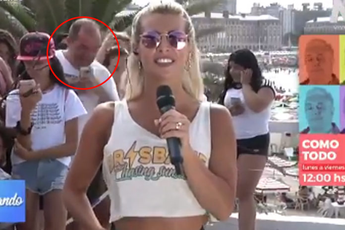 Hij filmt stiekem kont van ‘meest sexy weervrouw’, maar dan doet ze dit! (video)