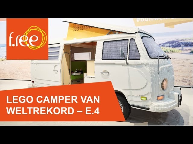 Volkswagenbusje van 400.000 Legoblokjes steelt de show op vakantiebeurs