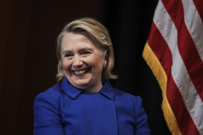 Hillary Clinton is geen presidentskandidaat in 2020