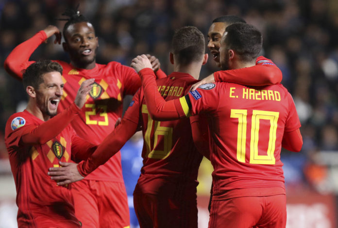Rode Duivels winnen makkelijk van Cyprus in galamatch Eden Hazard