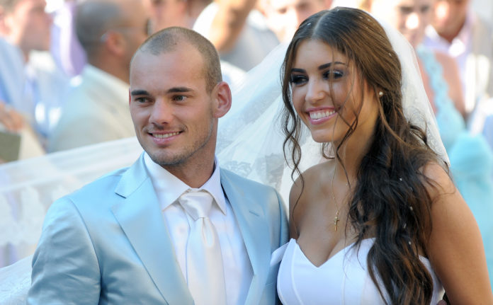 Wesley Sneijder en zijn Yolanthe gaan scheiden