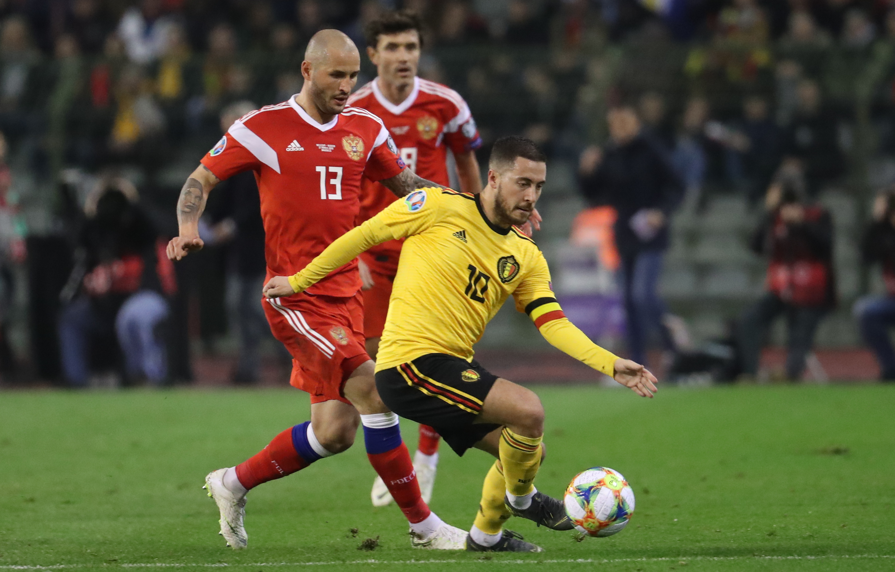 Rode Duivels nemen de maat van Rusland