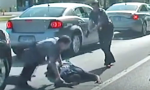 Man die banale verkeersovertreding begaat, krijgt PER ONGELUK kogel in zijn rug (video)