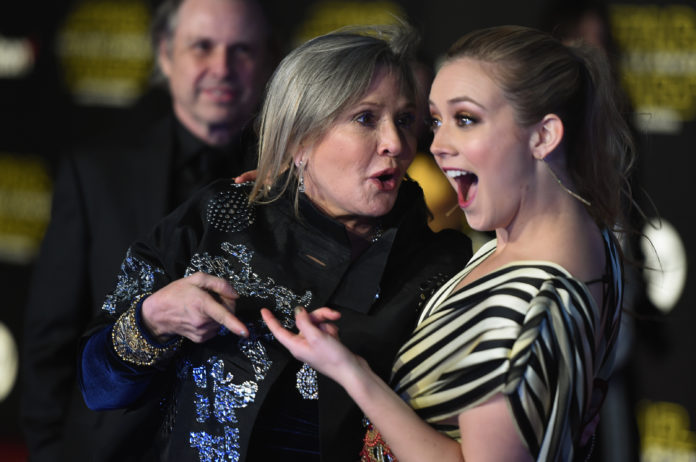Wijlen Carrie Fisher en dochter Billie spelen samen in nieuwe ‘Star Wars’