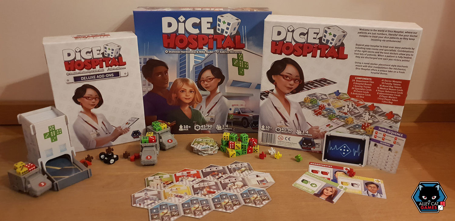 GAMES. Dice Hospital: een strategisch spel van levensbelang