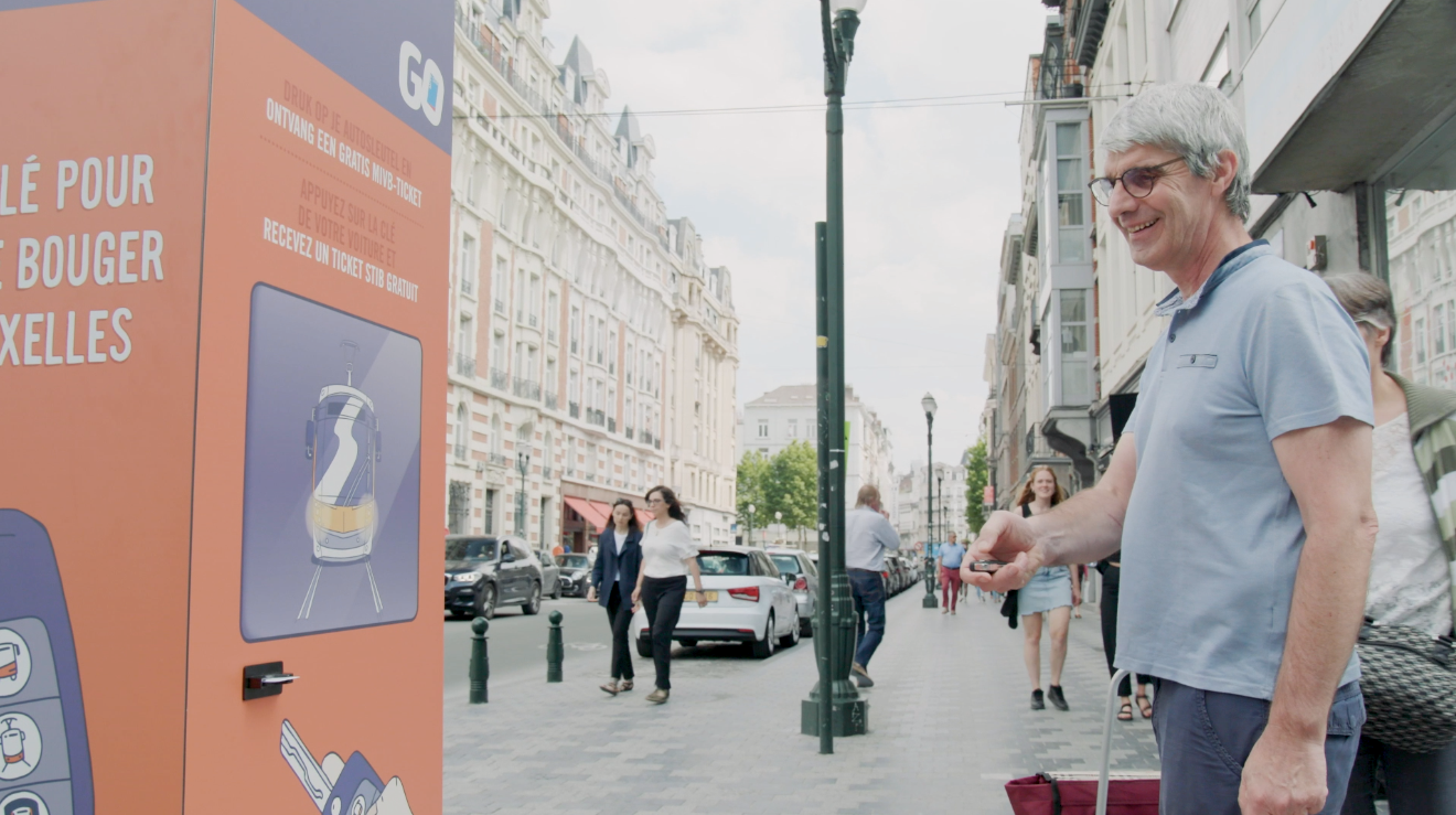 Zoeken naar je auto kan je een gratis MIVB-ticket opleveren