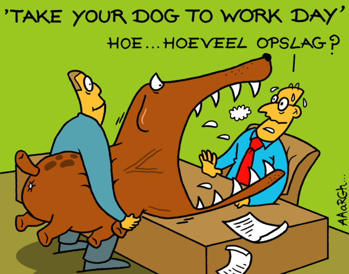 Vandaag is 'Take Your Dog To Work Day'